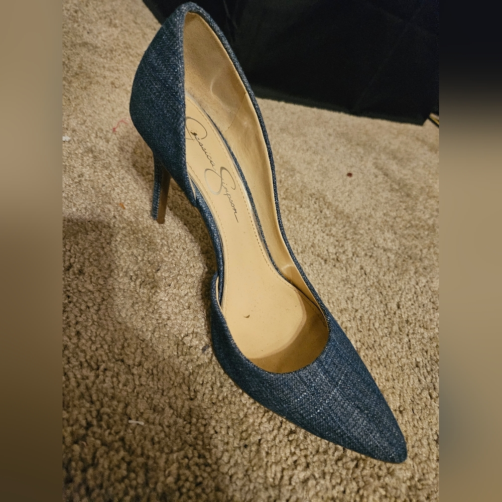 Jessica Simpson side cut out heels